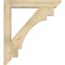 Ekena Millwork Merced Slat Rough Sawn Bracket w/ Offset Brace, Douglas Fir, 6"W x 32"D x 36"H BKT0604X32X36MRC06RDF - alternate 2